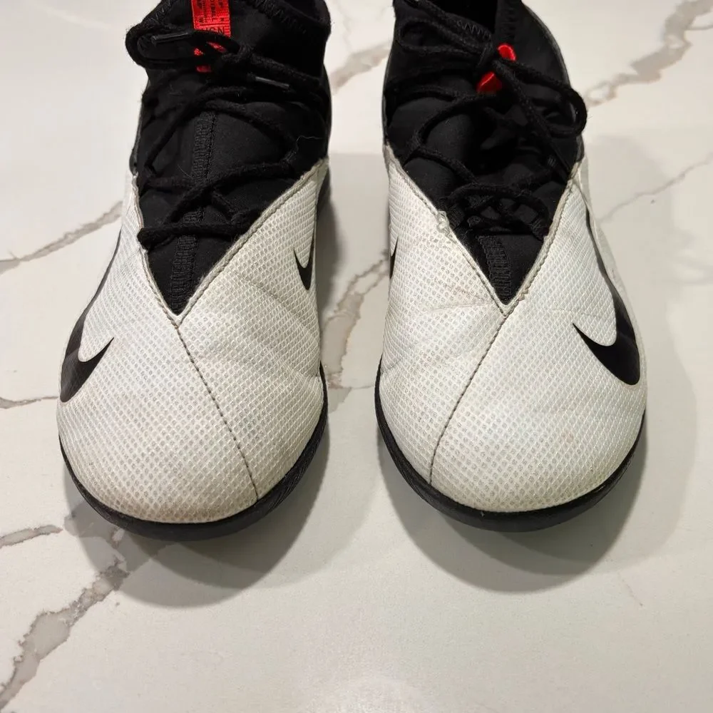 Nike Phantom | VSN Vision 2 Elite FG Crimson White Red Indoor Soccer Cleats 5.5Y